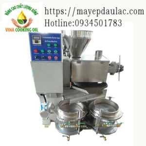 Máy ép dầu kinh doanh TQ02 ép 40-60kg/giờ may ep dau kinh doanh 15 25 b kg