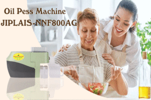 Máy ép dầu NNF800AG công suất ép 2-4kg/giờ may ep dau jiplais nnf800a mau xanh