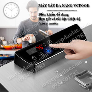 Máy sấy nông sản đa năng 6 khay inox may say thuc pham hoa qua dang 6 khay 5