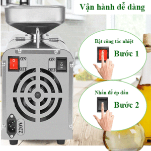 Máy ép dầu JIPLAIS TLI801N công suất ép từ 3-5 kg/giờ cách-vận-hành-máy-ép-dầu
