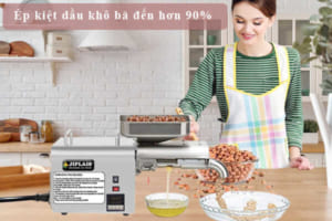 Máy ép dầu JIPLAIS TLI888A công suất ép từ 5-7,5 kg/giờ ép kiệt dầu khô bã