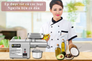 Máy ép dầu JIPLAIS TLI888A công suất ép từ 5-7,5 kg/giờ Máy jiplais tli888 ép được các loại nguyên liệu có chứa dầu