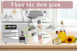 Máy ép dầu JIPLAIS TLI888A công suất ép từ 5-7,5 kg/giờ máy ép dầu jiplais thao tác đơn giản