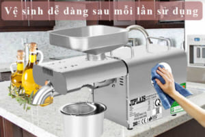 Máy ép dầu JIPLAIS TLI888A công suất ép từ 5-7,5 kg/giờ vệ sinh máy ép dầu dễ dàng