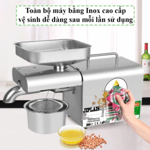Máy ép dầu JIPLAIS TLI801N công suất ép từ 3-5 kg/giờ vệ-sinh-máy-ép-dầu